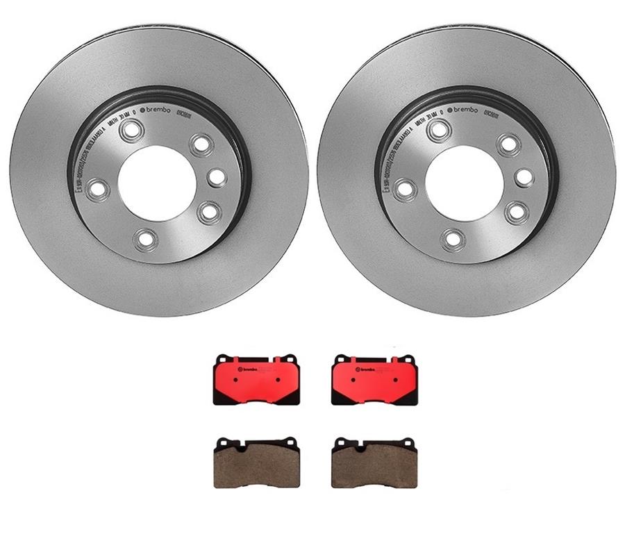 Brembo Disc Brake Pad and Rotor Kits KT00026