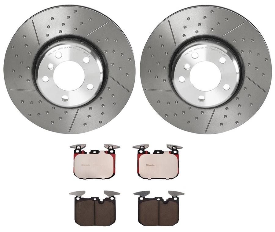 Brembo Disc Brake Pad and Rotor Kits KT00032