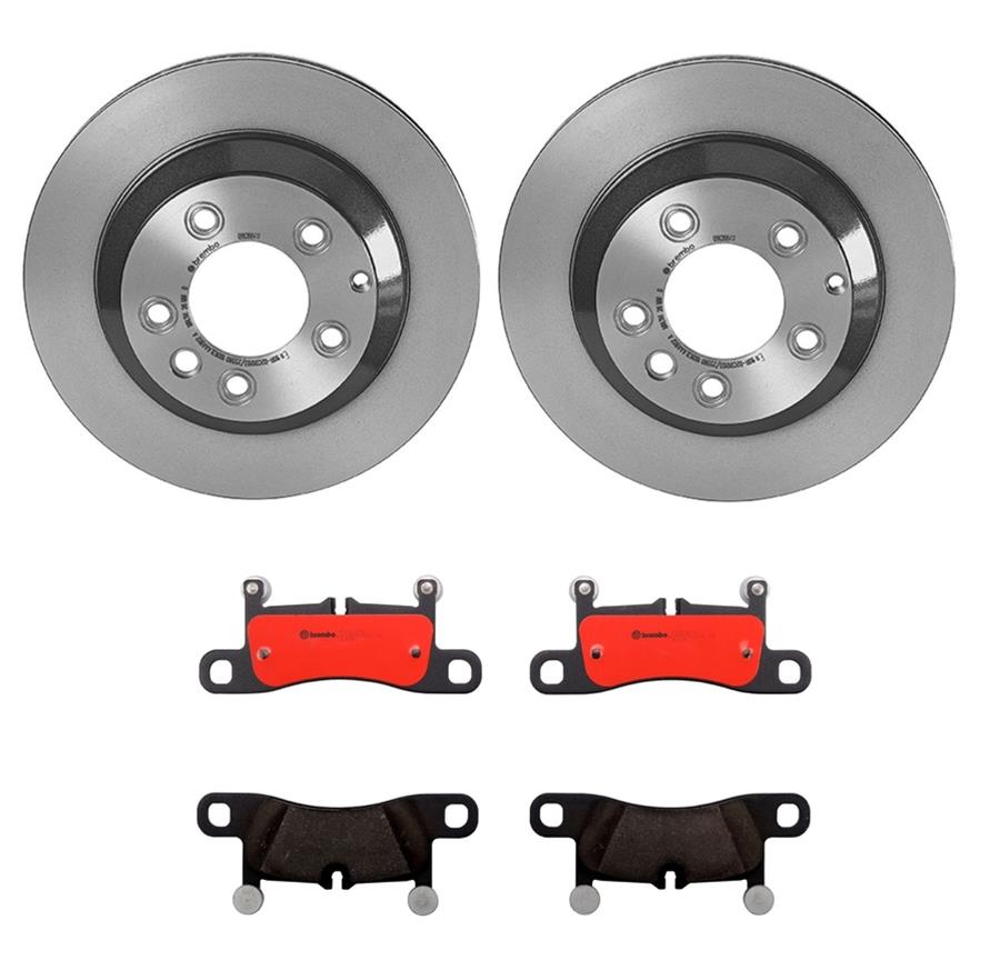 Brembo Disc Brake Pad and Rotor Kits KT00042