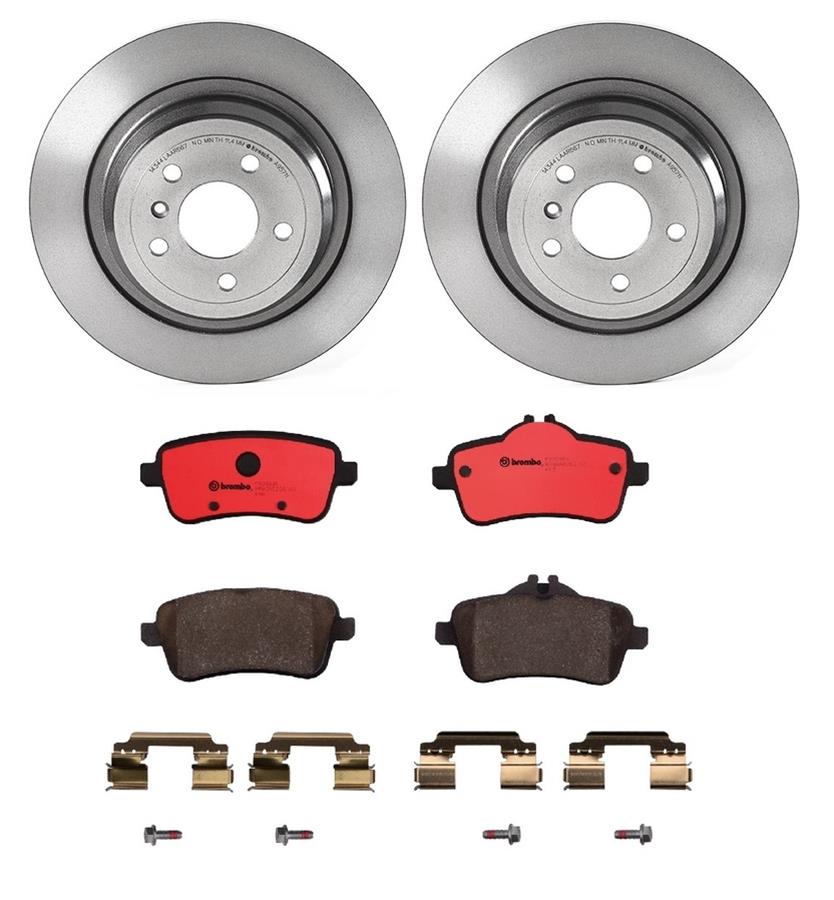 Brembo Disc Brake Pad and Rotor Kits KT00057