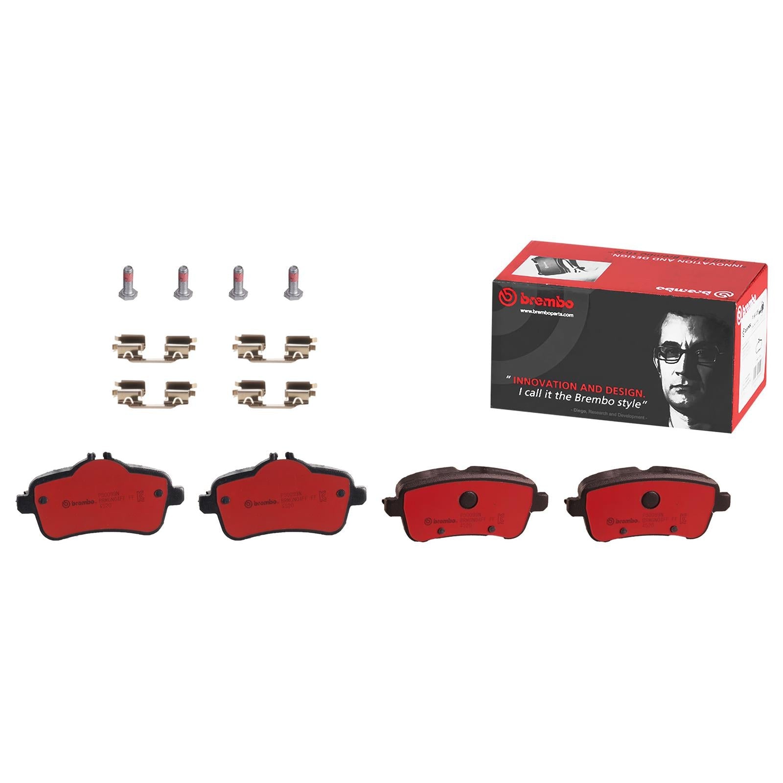 Brembo Disc Brake Pad and Rotor Kits KT00057