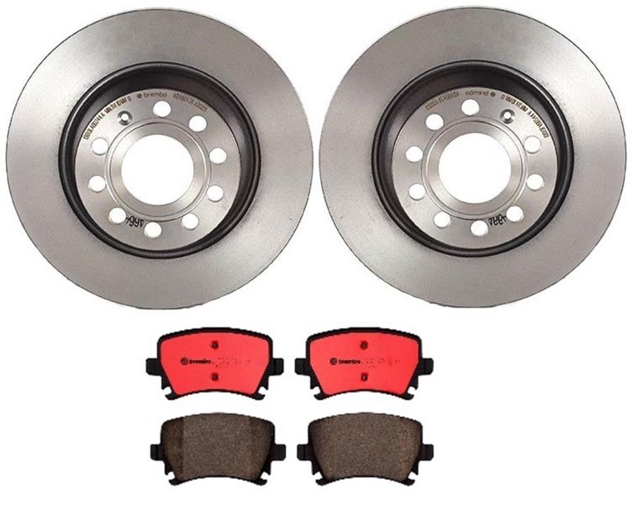 Brembo Disc Brake Pad and Rotor Kits KT00061