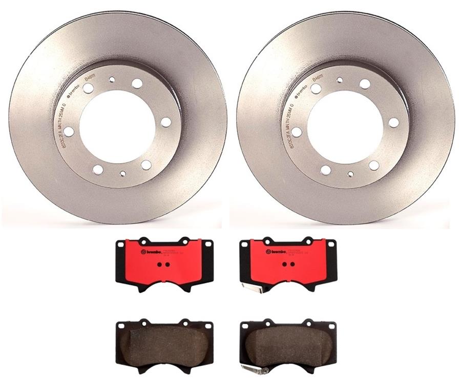 Brembo Disc Brake Pad and Rotor Kits KT00075