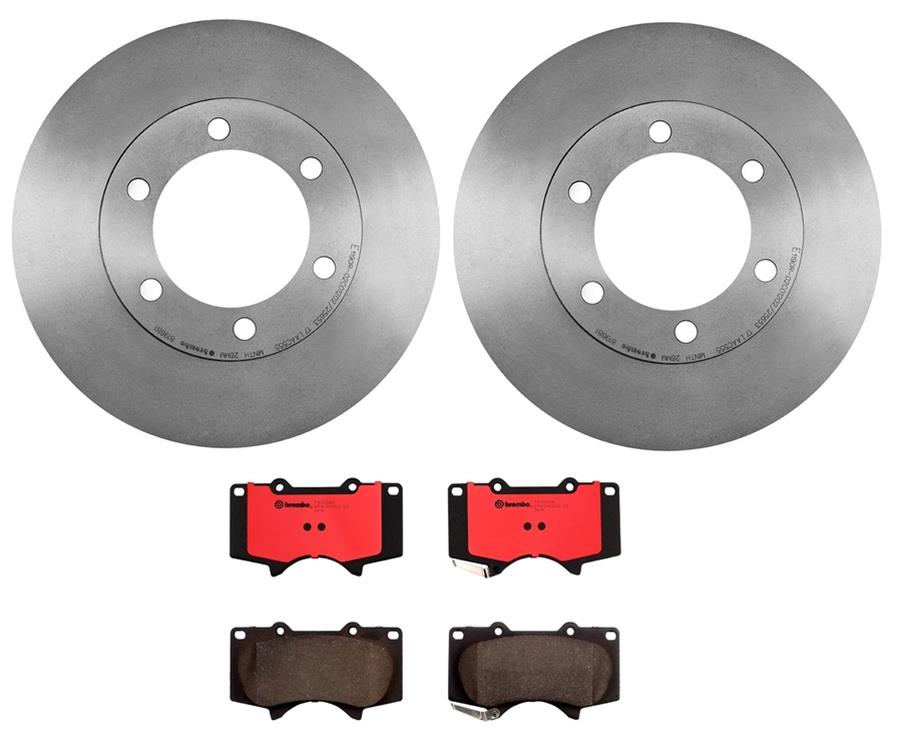 Brembo Disc Brake Pad and Rotor Kits KT00076
