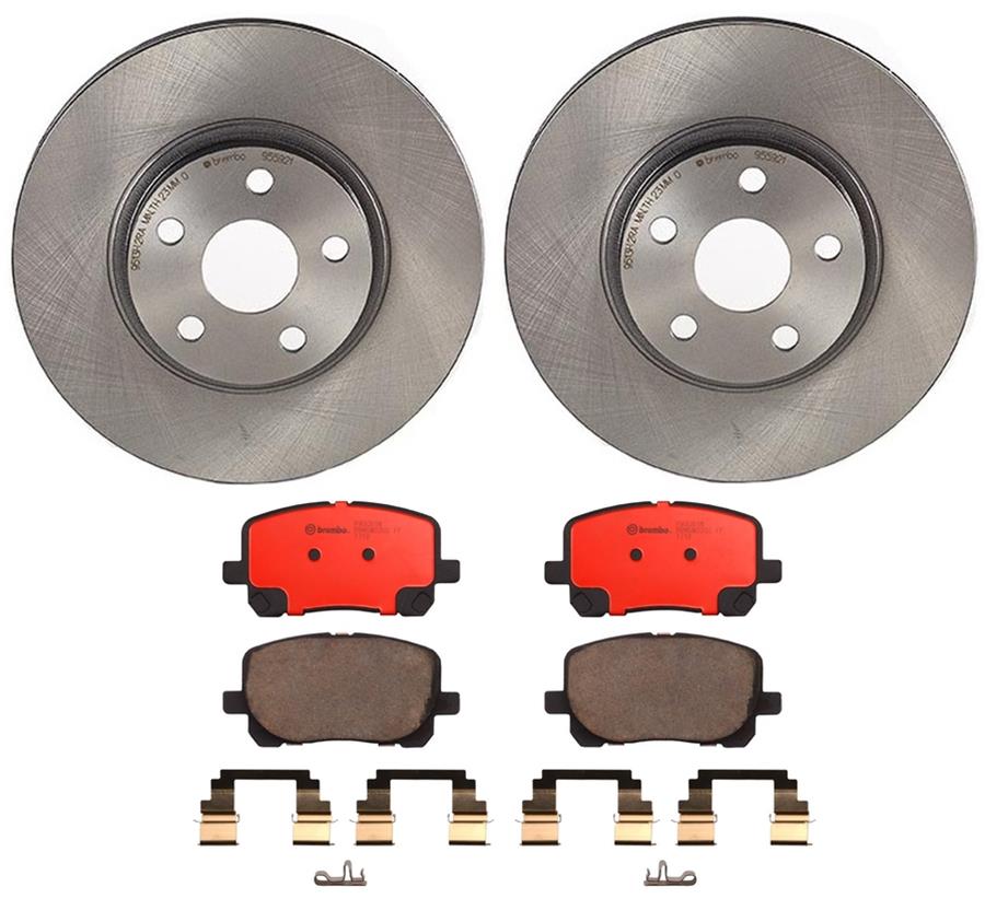 Brembo Disc Brake Pad and Rotor Kits KT00083