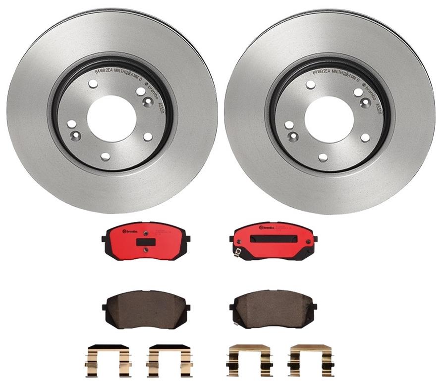 Brembo Disc Brake Pad and Rotor Kits KT00106