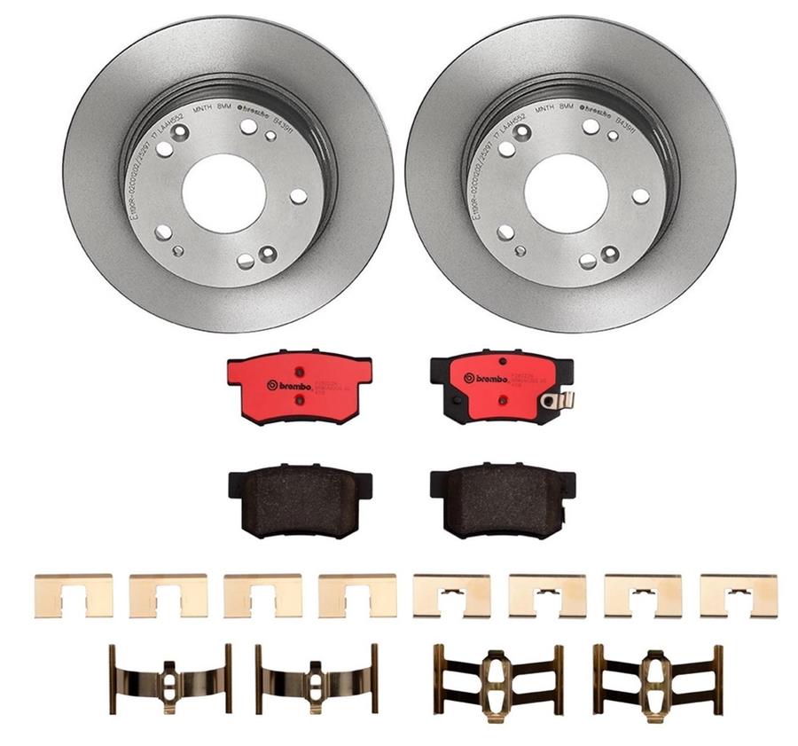 Brembo Disc Brake Pad and Rotor Kits KT00109