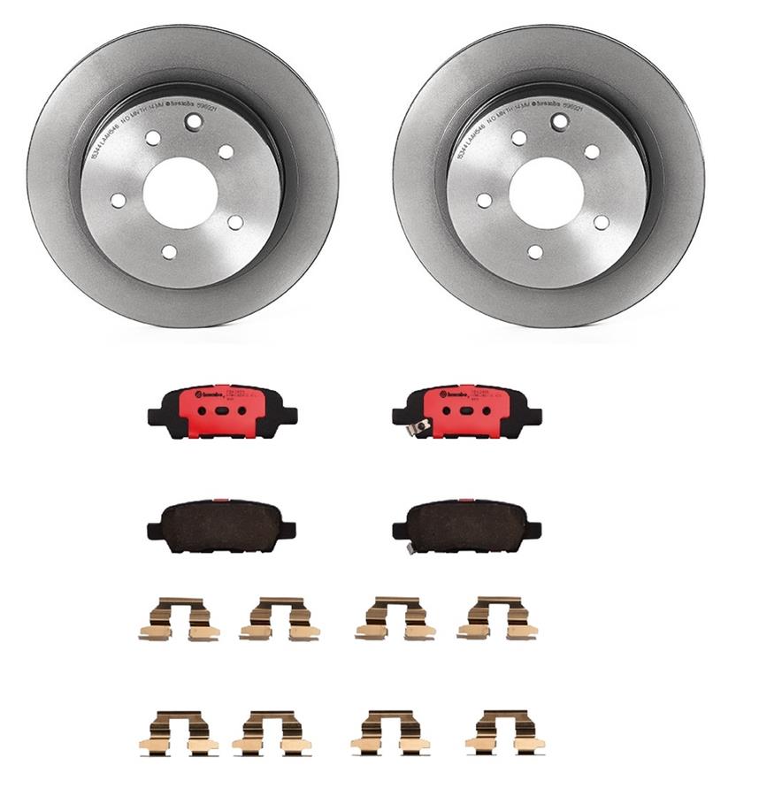 Brembo Disc Brake Pad and Rotor Kits KT00124