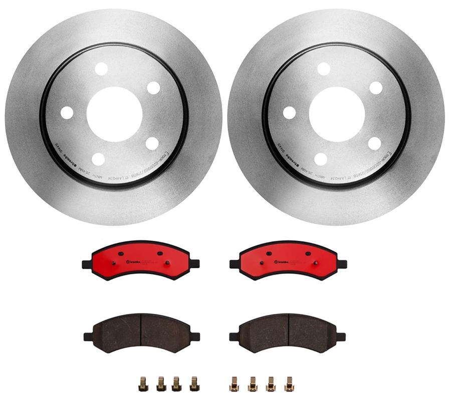 Brembo Disc Brake Pad and Rotor Kits KT00142