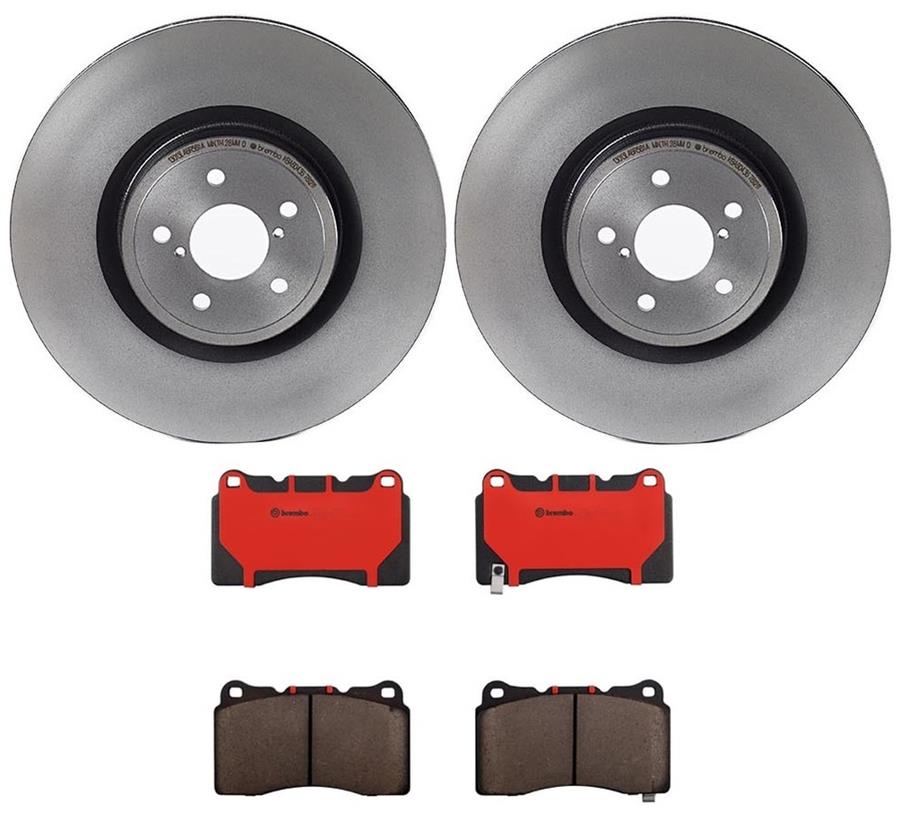Brembo Disc Brake Pad and Rotor Kits KT00156