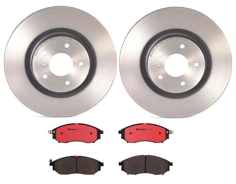 Brembo Disc Brake Pad and Rotor Kits KT00162