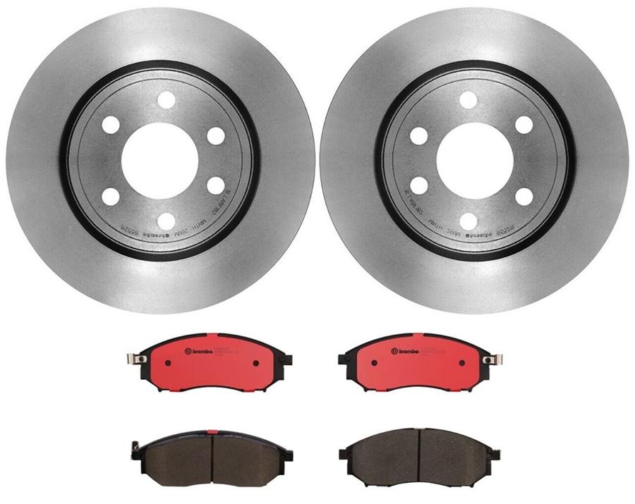 Brembo Disc Brake Pad and Rotor Kits KT00182