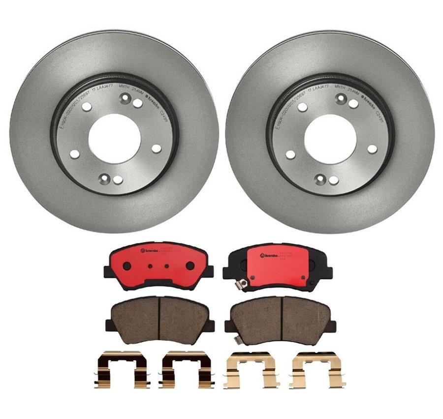 Brembo Disc Brake Pad and Rotor Kits KT00187