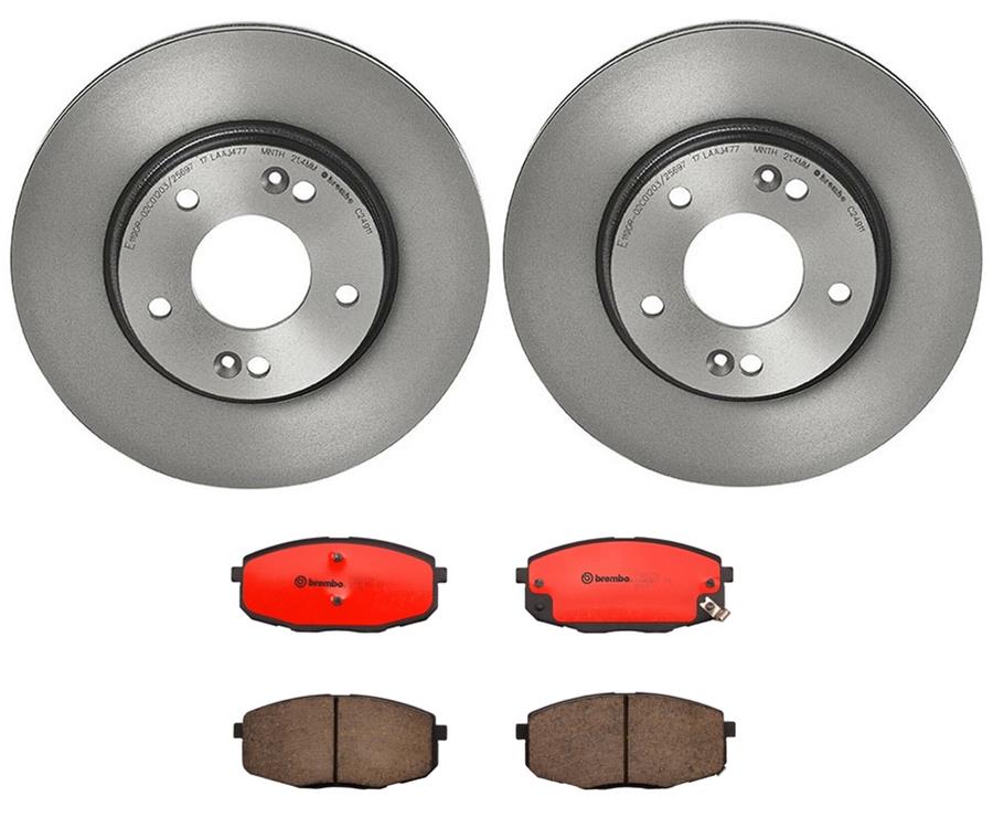 Brembo Disc Brake Pad and Rotor Kits KT00188