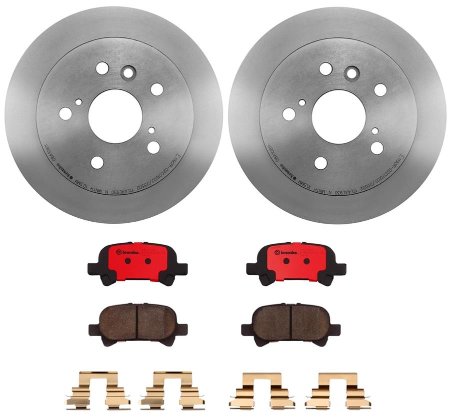 Brembo Disc Brake Pad and Rotor Kits KT00221