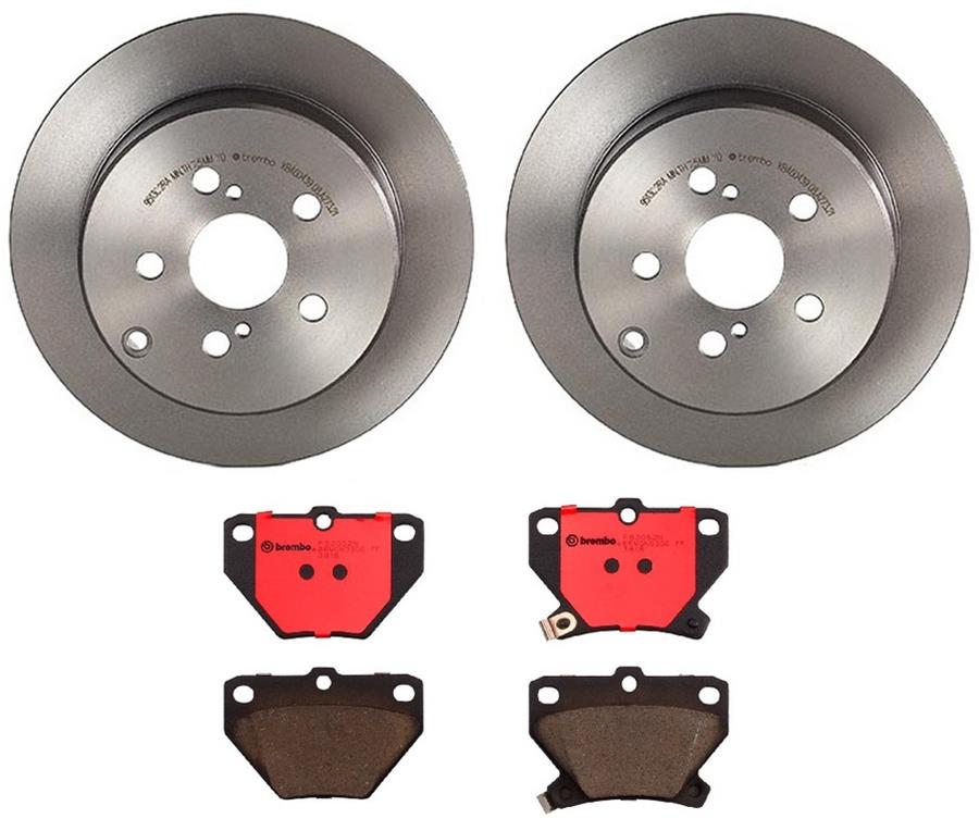 Brembo Disc Brake Pad and Rotor Kits KT00223