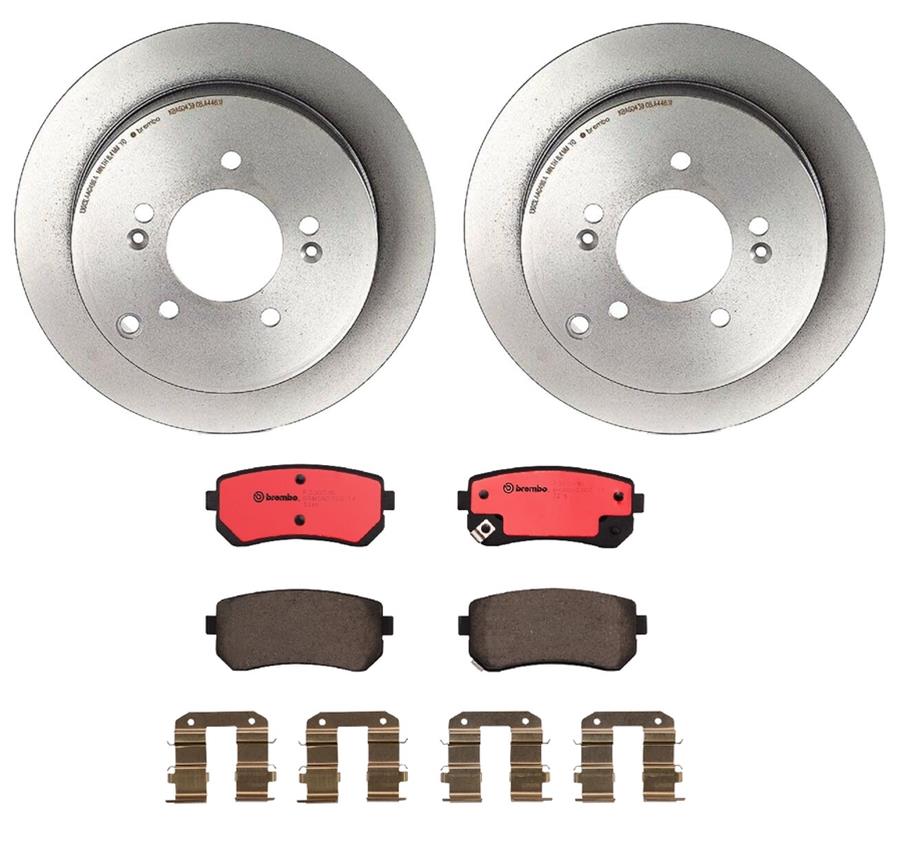 Brembo Disc Brake Pad and Rotor Kits KT00224