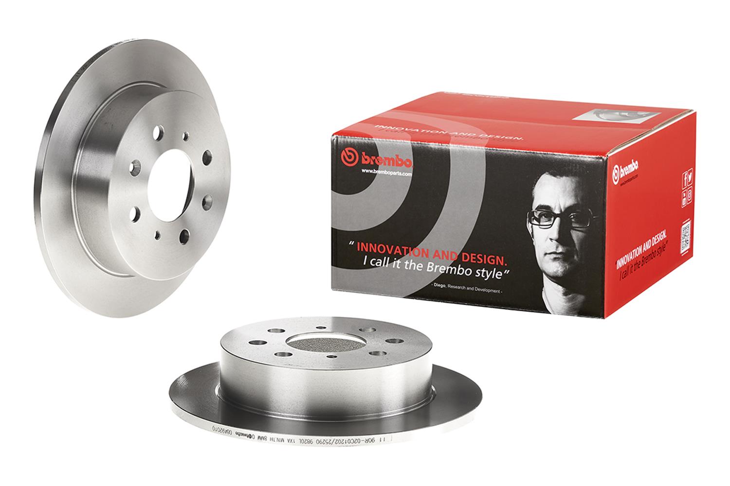 Brembo Disc Brake Pad and Rotor Kits KT00228