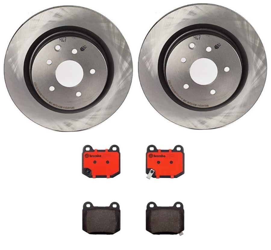 Brembo Disc Brake Pad and Rotor Kits KT00237