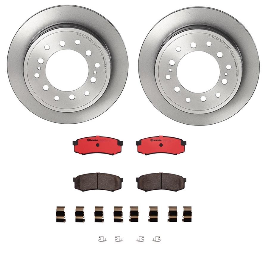 Brembo Disc Brake Pad and Rotor Kits KT00240