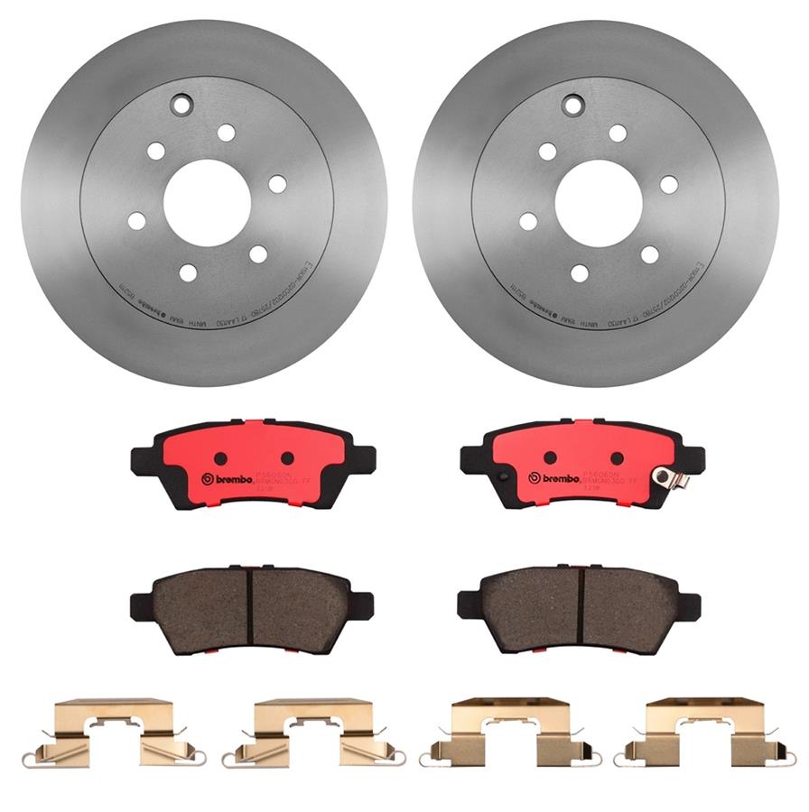 Brembo Disc Brake Pad and Rotor Kits KT00244