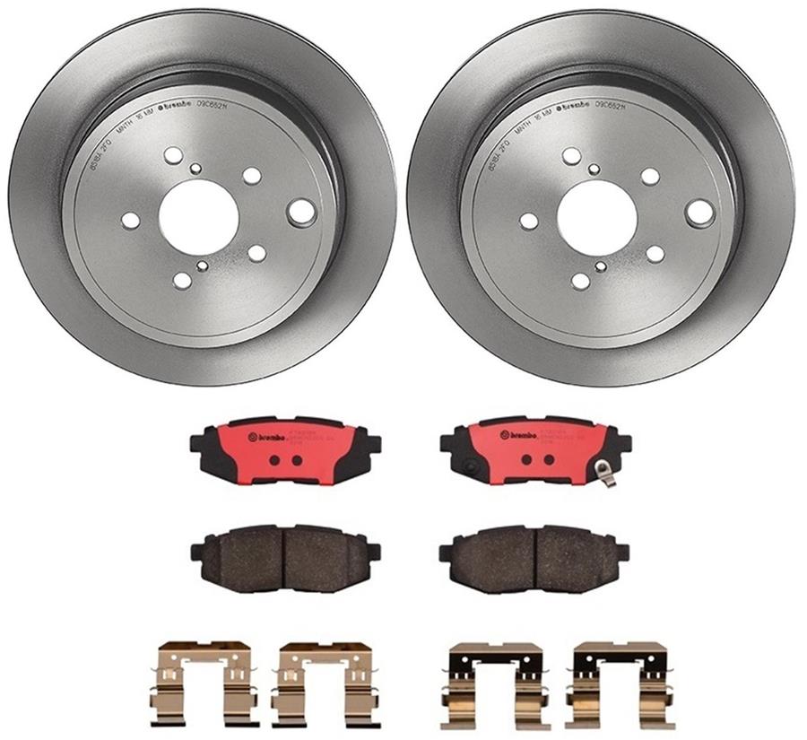 Brembo Disc Brake Pad and Rotor Kits KT00249