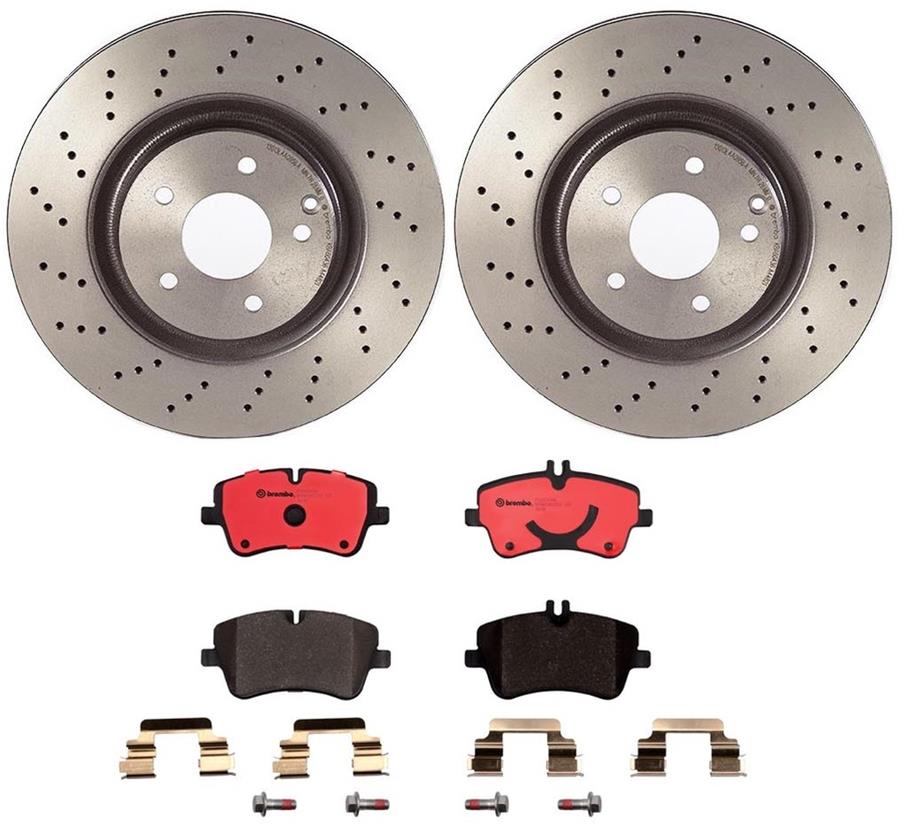 Brembo Disc Brake Pad and Rotor Kits KT00293