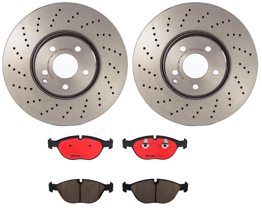 Brembo Disc Brake Pad and Rotor Kits KT00301