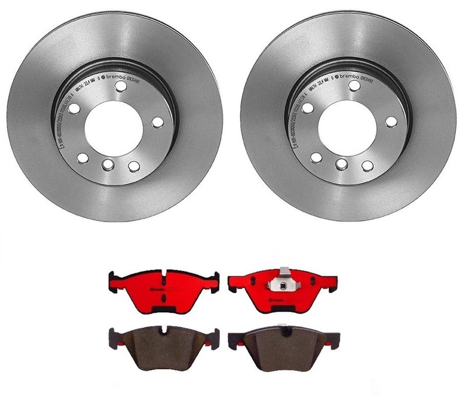 Brembo Disc Brake Pad and Rotor Kits KT00327