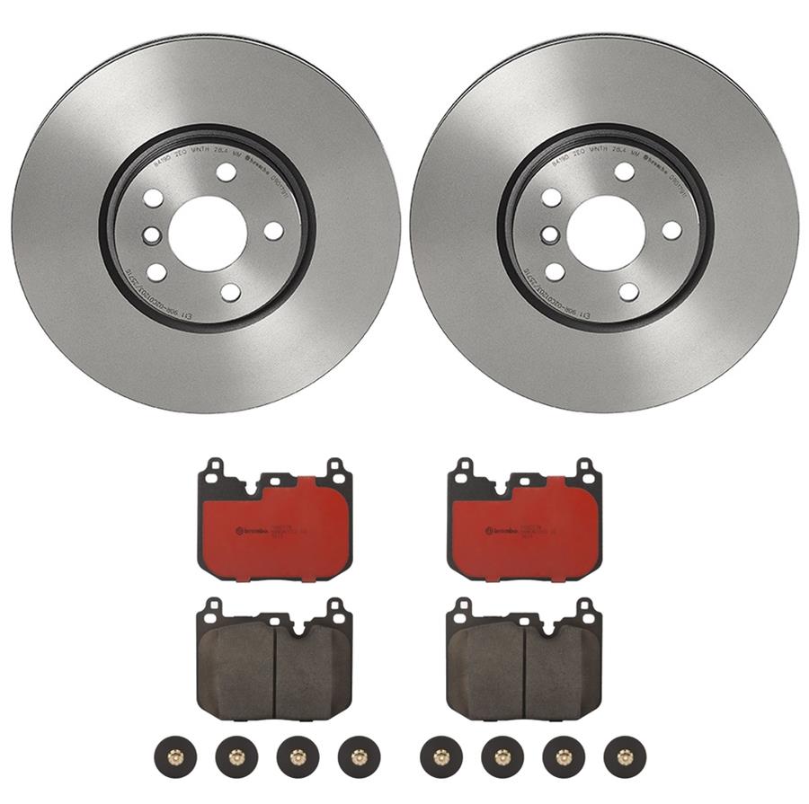 Brembo Disc Brake Pad and Rotor Kits KT00330