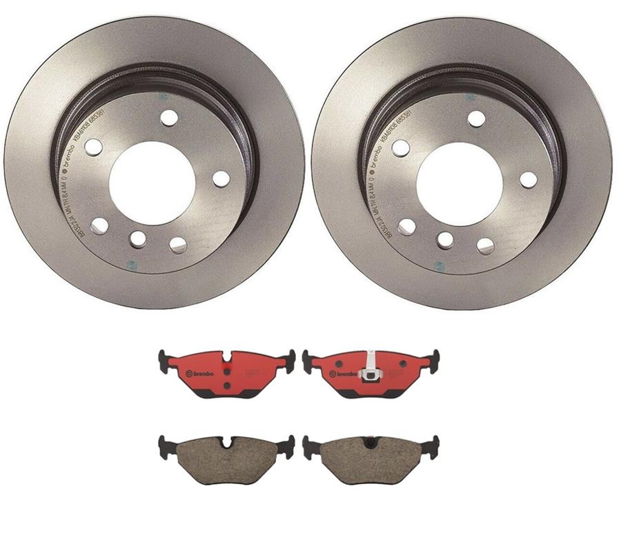 Brembo Disc Brake Pad and Rotor Kits KT00336