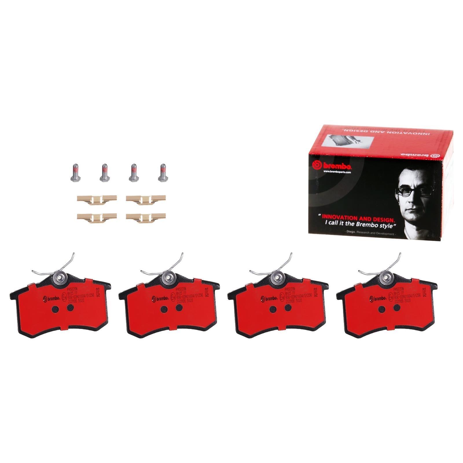 Brembo Disc Brake Pad and Rotor Kits KT04217