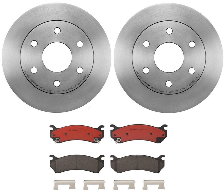 Brembo Disc Brake Pad and Rotor Kits KT00385