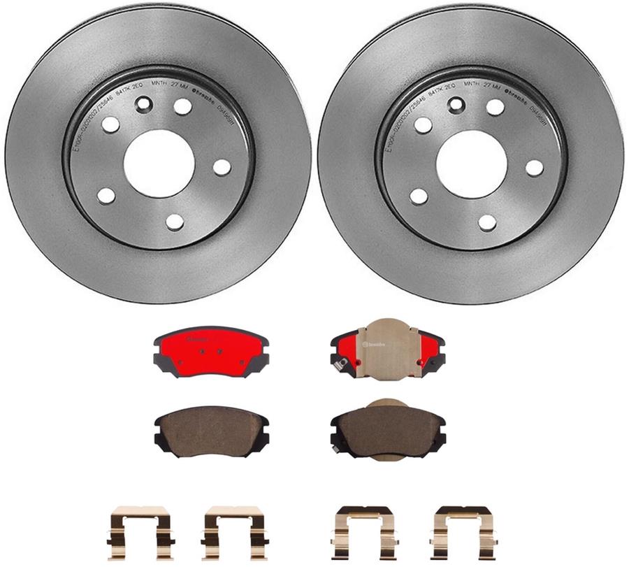 Brembo Disc Brake Pad and Rotor Kits KT00393