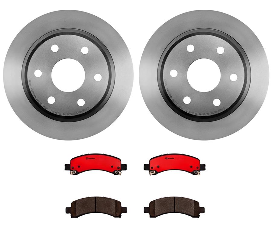 Brembo Disc Brake Pad and Rotor Kits KT00402