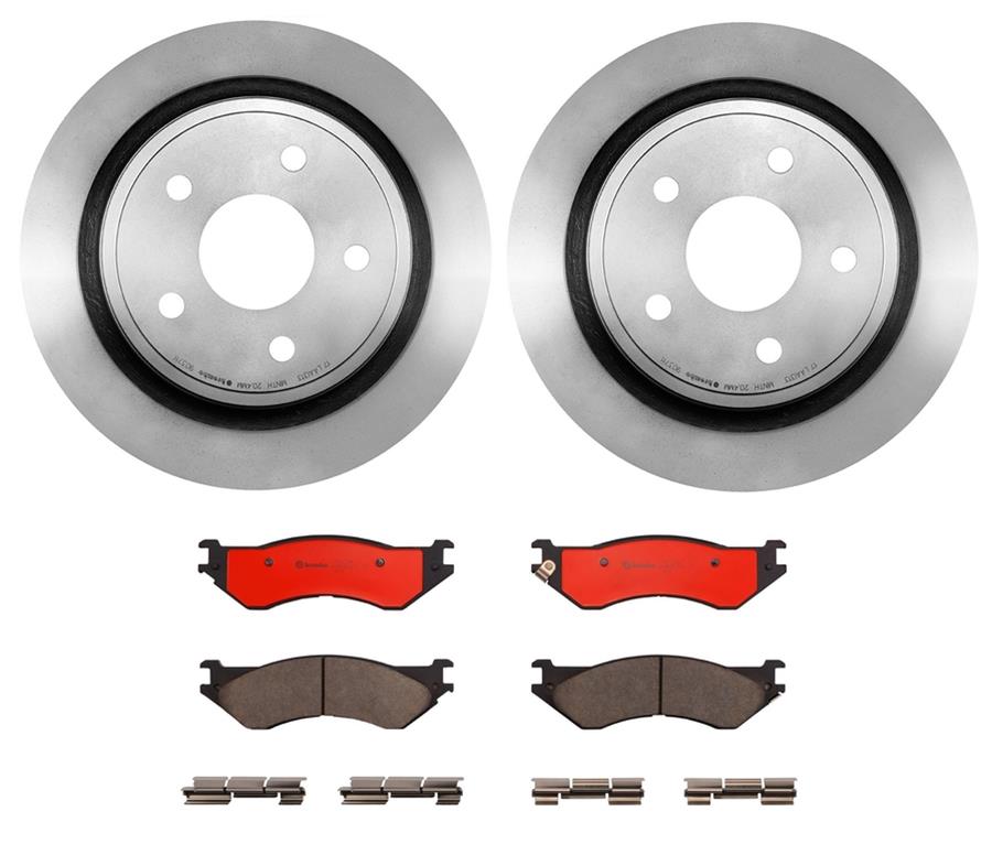 Brembo Disc Brake Pad and Rotor Kits KT00405