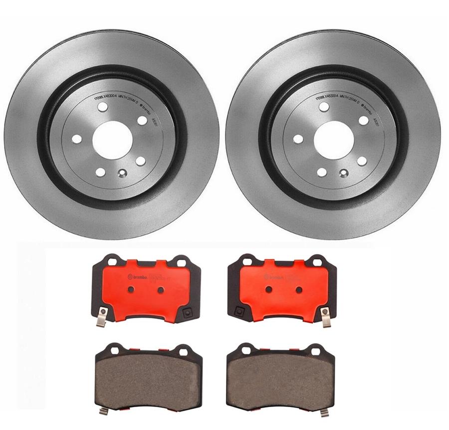 Brembo Disc Brake Pad and Rotor Kits KT00406