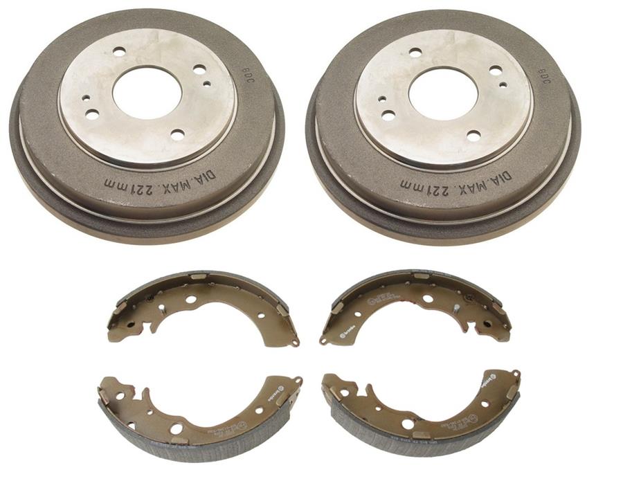 Brembo Brake Rotor and Pad Combos KT00445