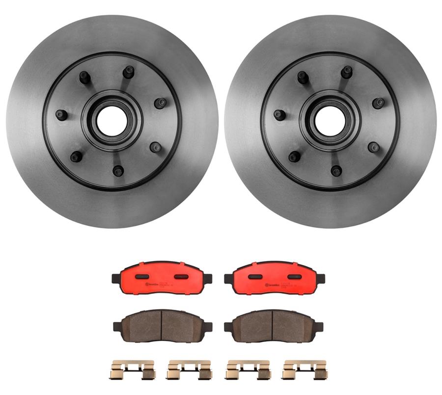 Brembo Disc Brake Pad and Rotor Kits KT00447