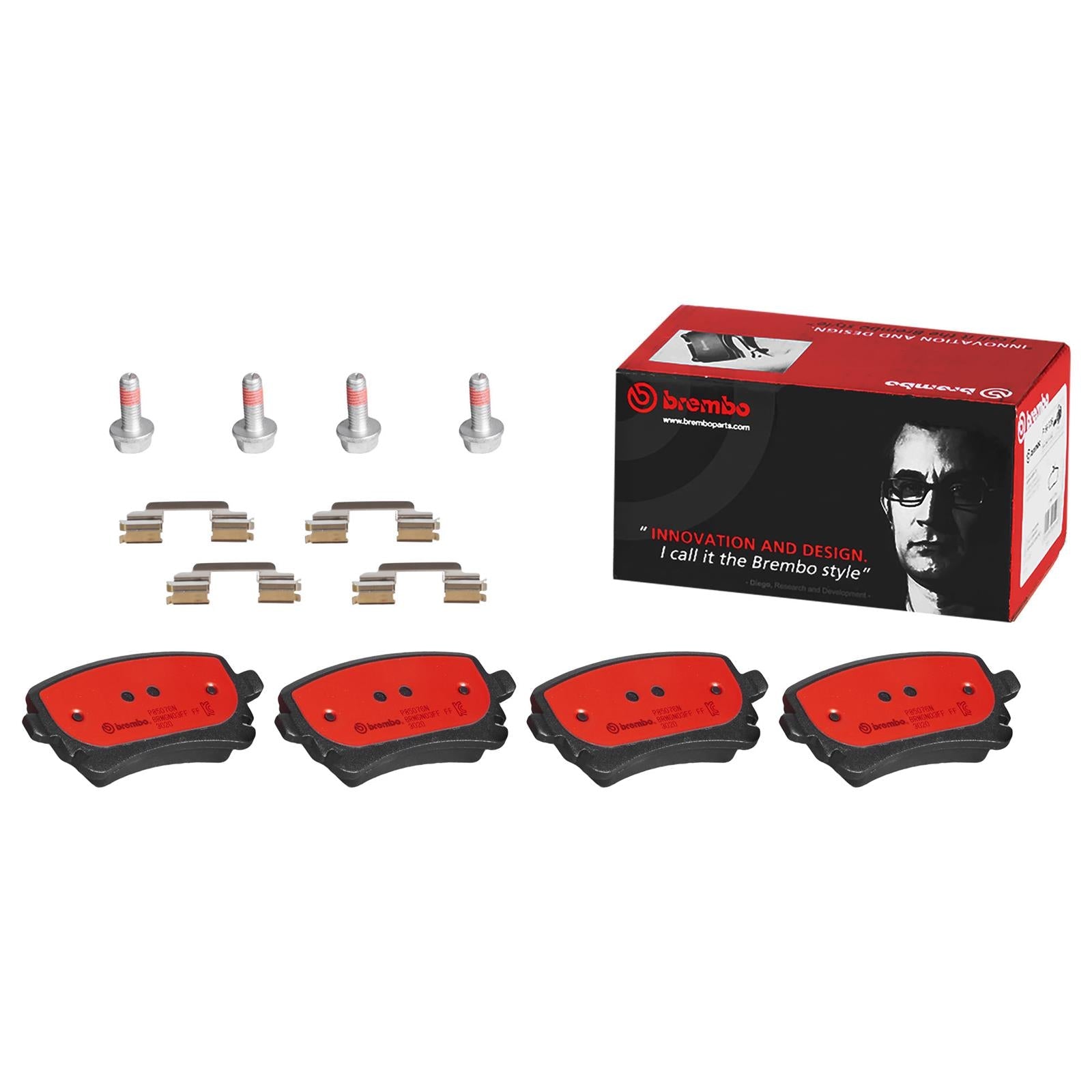 Brembo Disc Brake Pad and Rotor Kits KT04300