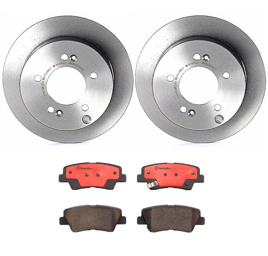 Brembo Disc Brake Pad and Rotor Kits KT00476