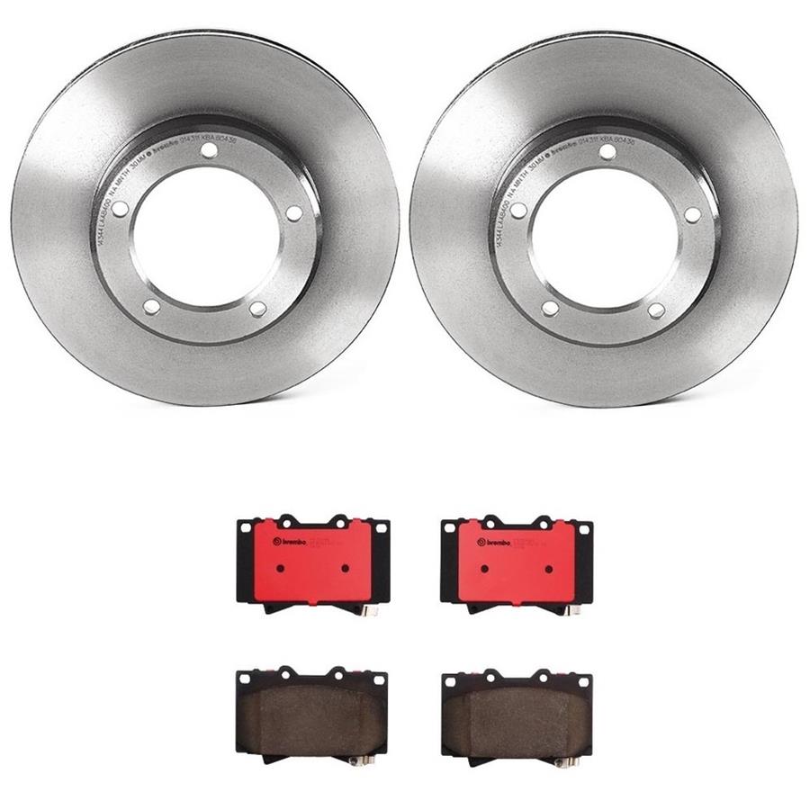 Brembo Disc Brake Pad and Rotor Kits KT00485