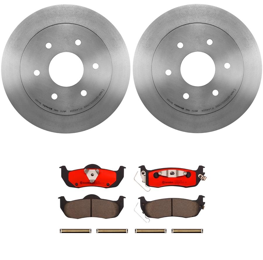 Brembo Disc Brake Pad and Rotor Kits KT00494