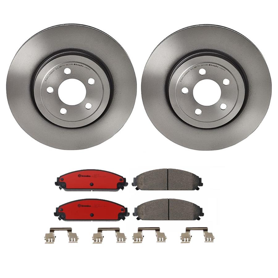 Brembo Disc Brake Pad and Rotor Kits KT00495