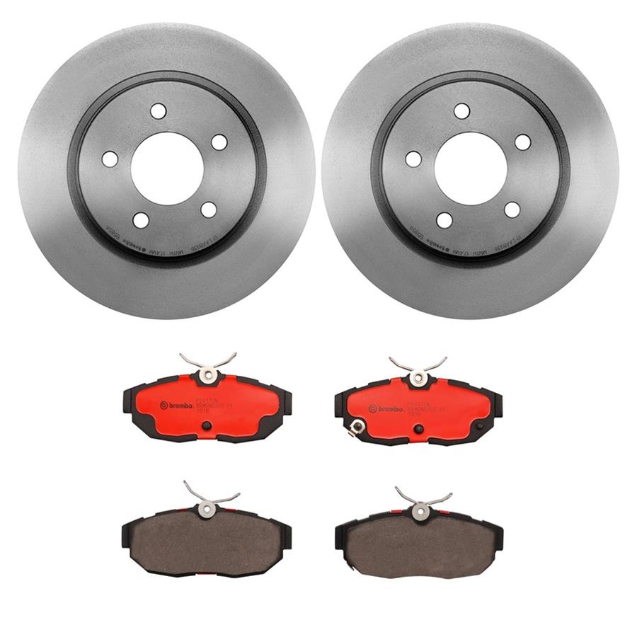 Brembo Disc Brake Pad and Rotor Kits KT00537
