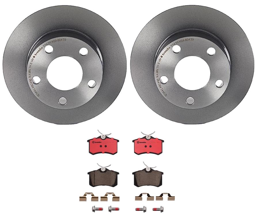Brembo Disc Brake Pad and Rotor Kits KT00654
