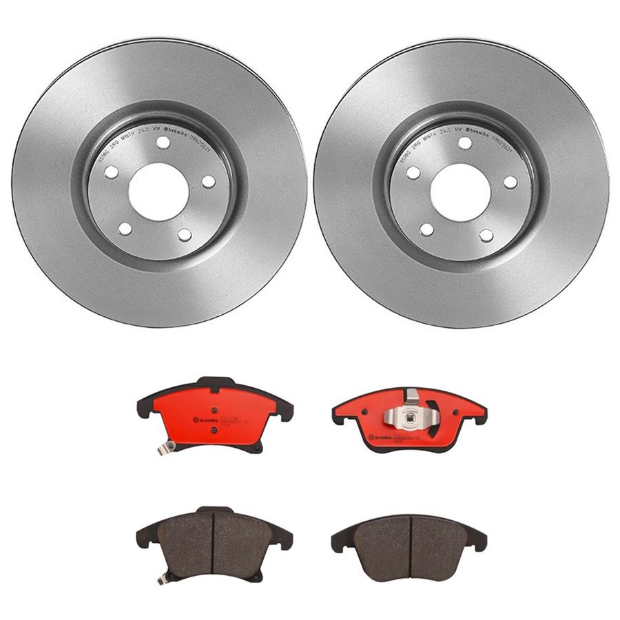 Brembo Disc Brake Pad and Rotor Kits KT00662