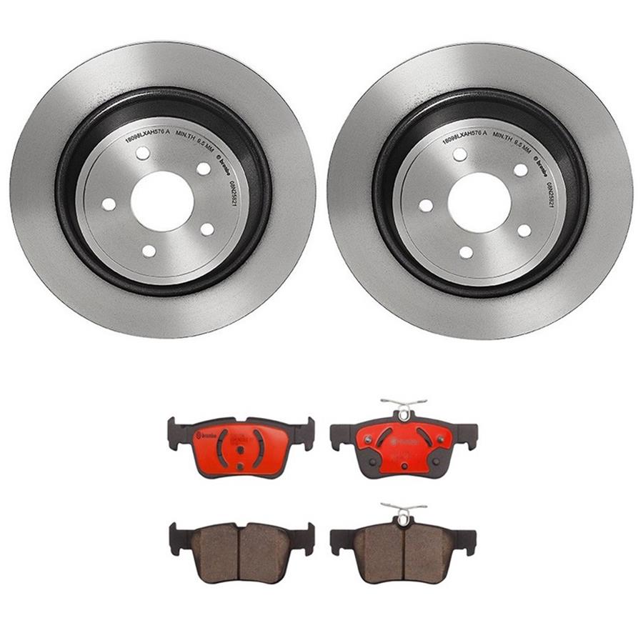 Brembo Disc Brake Pad and Rotor Kits KT00663