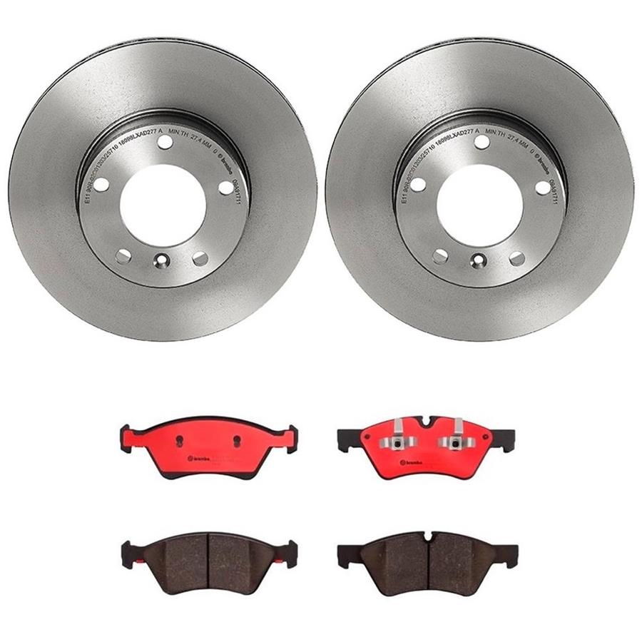 Brembo Disc Brake Pad and Rotor Kits KT00708