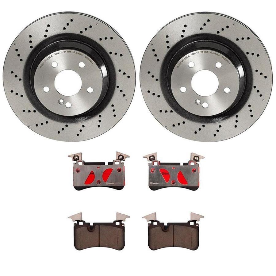 Brembo Disc Brake Pad and Rotor Kits KT00719